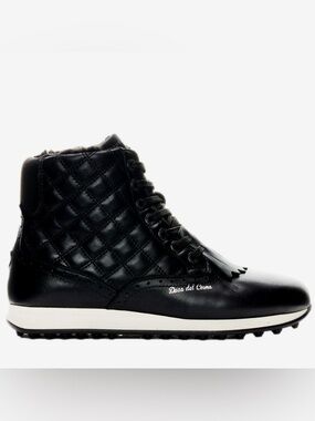 NEW DUCA DEL COSMA Prado Women's Black Spikeless Golf Shoes SIZE 6 RETAIL $249